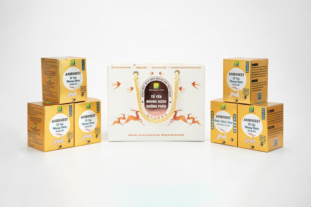 Tổ Yến Nhung Hươu Chưng Sẵn Anbinest 2